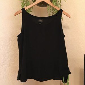 Eileen Fisher Black Silk Tank PM (Small)